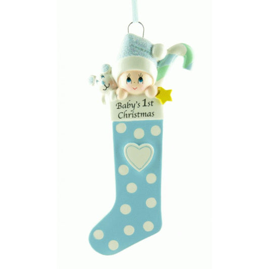 Baby Long Blue Stocking