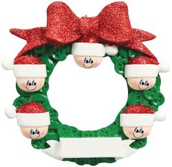 Button Wreath Family 5