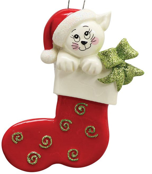 Cat in Stocking